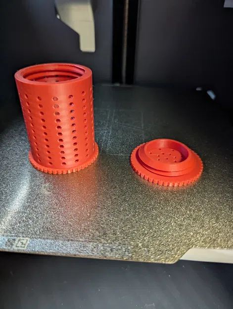 Elegoo spool desiccant/weight – nắp có tên filament, thêm tạ/pin/hút ẩm - Image 2