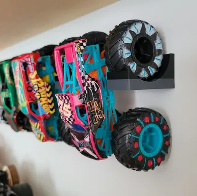 Giá Treo Xe Monster Trucks Hot Wheels - Trưng Bày Siêu Đỉnh