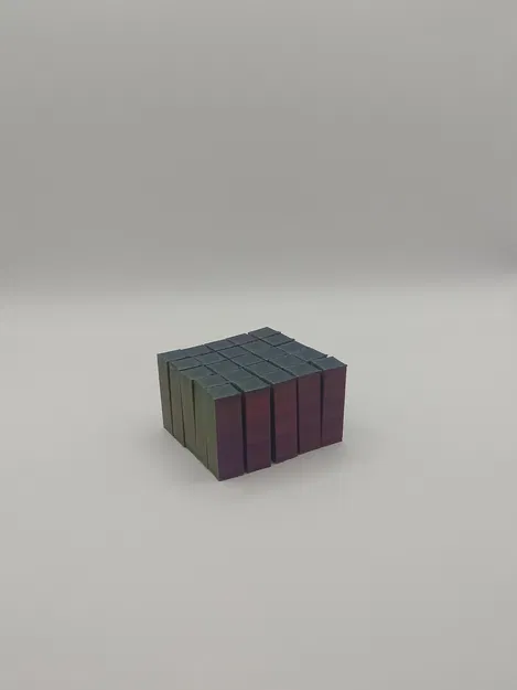 Fidget Pixel Cube – Khối Pixel Fidget In Một Lần (Print in Place) - Image 10