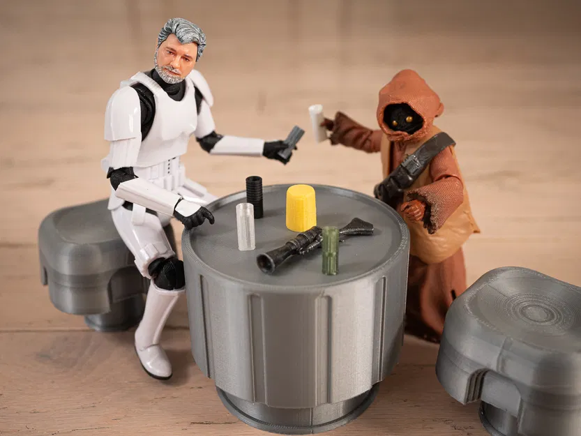Bộ Bàn Ăn Cantina Star Wars – Black Series Diorama - Image 2
