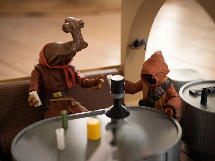 Bộ Bàn Ăn Cantina Star Wars – Black Series Diorama - Image 6