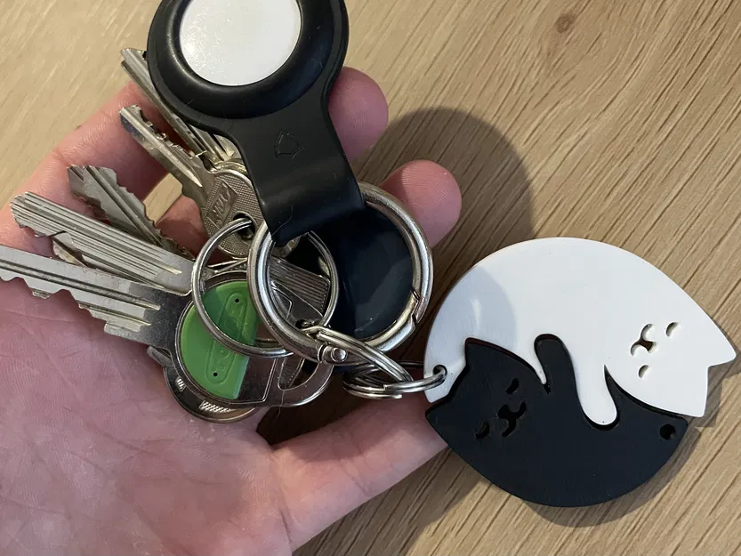 Móc Khóa Cặp Đôi Mèo - Quà Tặng Valentine Ý Nghĩa - Image 2