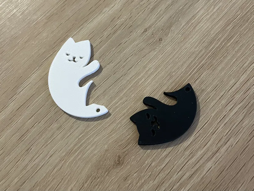 Móc Khóa Cặp Đôi Mèo - Quà Tặng Valentine Ý Nghĩa - Image 3