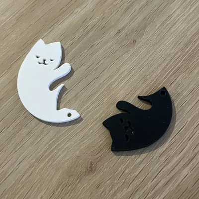 Móc Khóa Cặp Đôi Mèo - Quà Tặng Valentine Ý Nghĩa