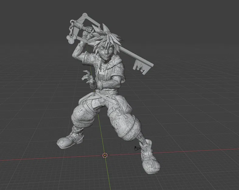 Mô Hình 3D Sora Kingdom Hearts - Đồ Chơi Trang Trí Độc Đáo - Image 1