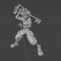 Mô Hình 3D Sora Kingdom Hearts - Đồ Chơi Trang Trí Độc Đáo - Thumbnail 1