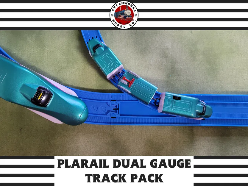 Bộ Track Dual Gauge cho Plarail & Capsule Plarail (Plarail Capsule Plarail Dual Gauge Track Pack) - Image 1