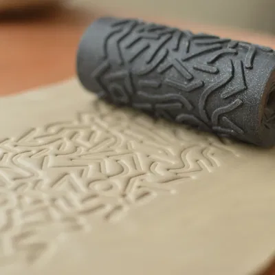 Con lăn tạo vân (Texture Roller) Abstract Doodle