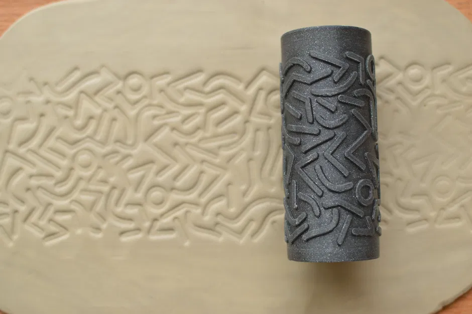 Con lăn tạo vân (Texture Roller) Abstract Doodle - Image 2