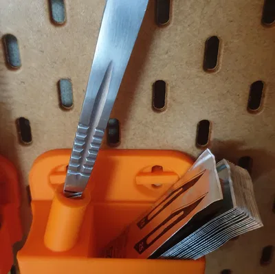 Kệ/Holder Skalpell May Nr. 4 cho Ikea Skadis (Skadis holder scalpel)