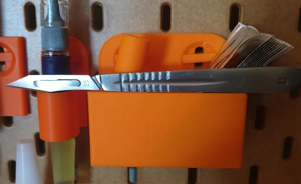 Kệ/Holder Skalpell May Nr. 4 cho Ikea Skadis (Skadis holder scalpel) - Image 3