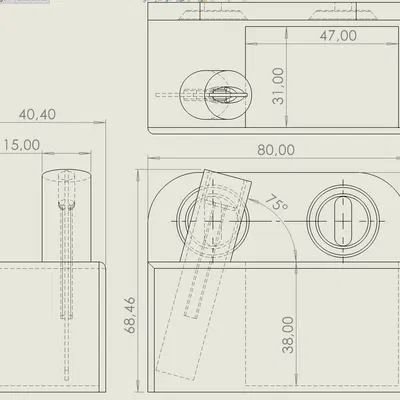 Kệ/Holder Skalpell May Nr. 4 cho Ikea Skadis (Skadis holder scalpel)
