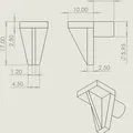 Chốt/giá đỡ kệ tủ ∅6 Einlegeboden Regalbodentraeger (cabinet shelf carrier) - Thumbnail 2
