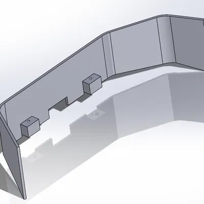 Chắn bùn chassis Traxxas Slash 2wd HCG