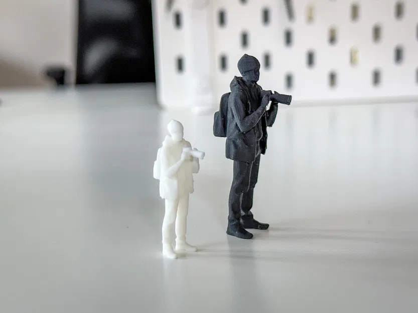 Nhiếp ảnh gia/khách du lịch mini cho diorama - Image 1