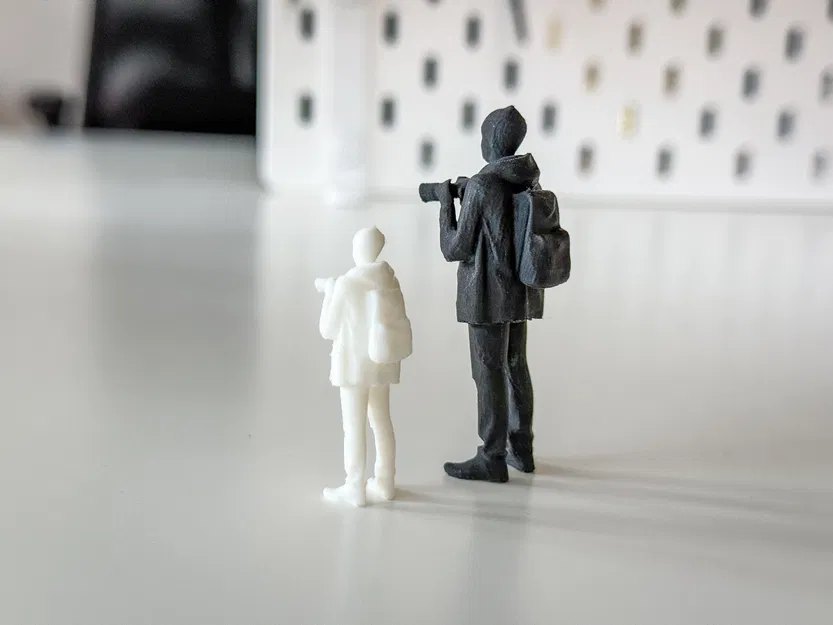 Nhiếp ảnh gia/khách du lịch mini cho diorama - Image 2