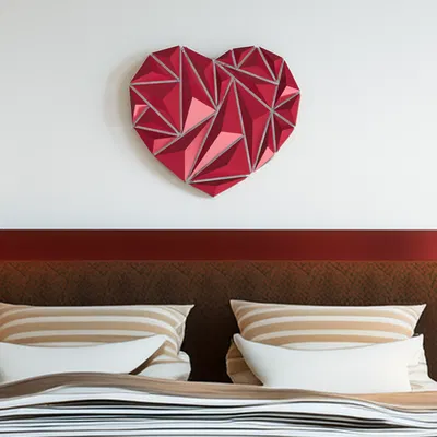 Trang trí treo tường hình trái tim (Heart wall art decoration)