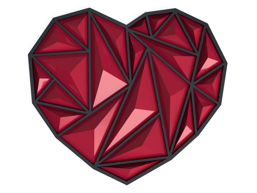 Trang trí treo tường hình trái tim (Heart wall art decoration) - Image 7