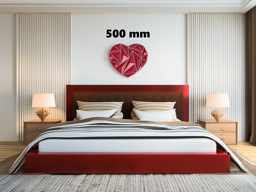 Trang trí treo tường hình trái tim (Heart wall art decoration) - Image 13