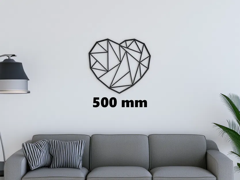 Trang trí treo tường hình trái tim (Heart wall art decoration) - Image 14