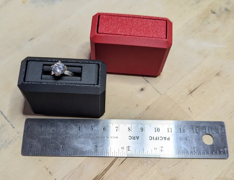 Hộp đựng nhẫn xoay (print in place) - Image 3