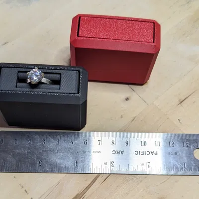 Hộp đựng nhẫn xoay (print in place)