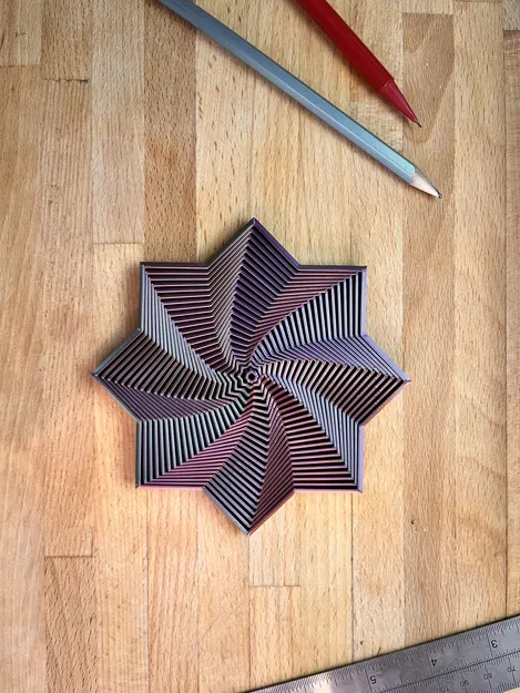 Ngôi Sao Fractal Parametric Độc Đáo - Mô Hình In 3D - Image 1