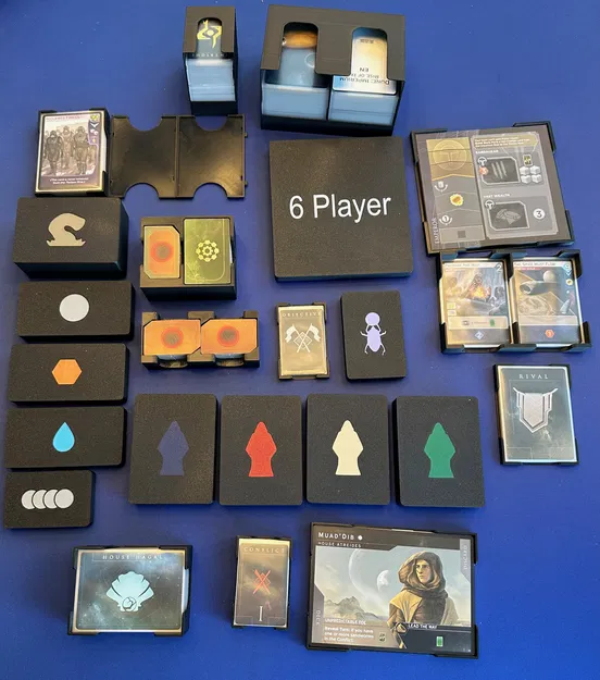 Insert Dune Imperium Uprising + Rise of Ix + Immortality (hỗ trợ sleeve) - Image 1