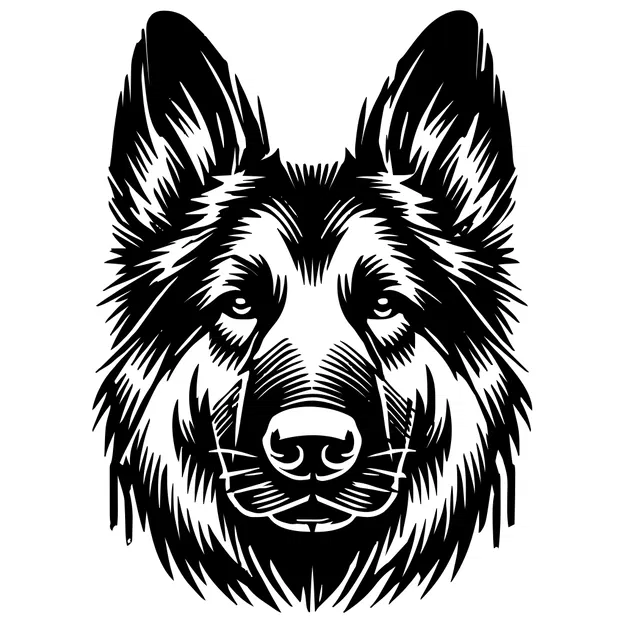 Tượng Chó Becgie Nghệ Thuật Trang Trí Nhà Cửa 3D - Image 1