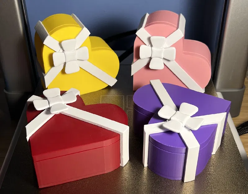 Hộp Quà Trái Tim Valentine In 3D Độc Đáo - Image 3