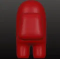 Mô Hình Nhân Vật Among Us Màu Đỏ In 3D - Thumbnail 4