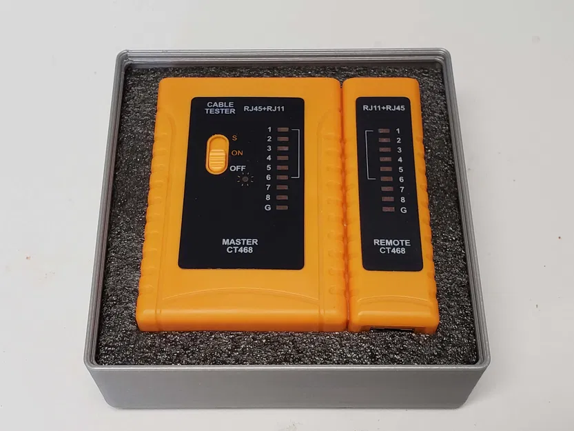 Khay Đựng Máy Kiểm Tra Cáp Mạng RJ45 Gridfinity - Image 1