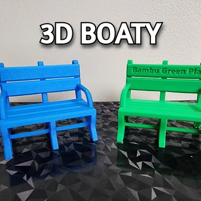 3D BOATY – Mẫu test bridging & overhang cho máy in 3D