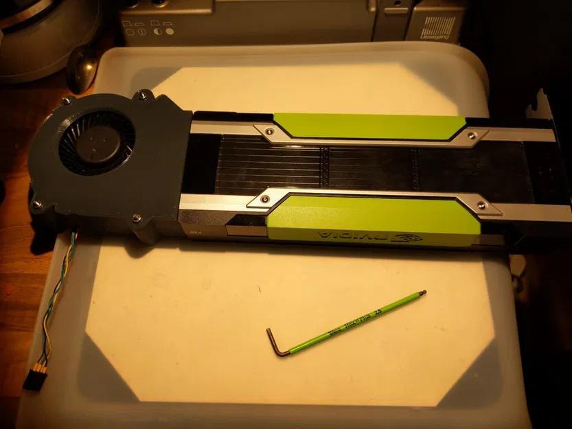 Ốp dẫn gió (radial fan shroud) cho NVIDIA Tesla P40 - Image 1