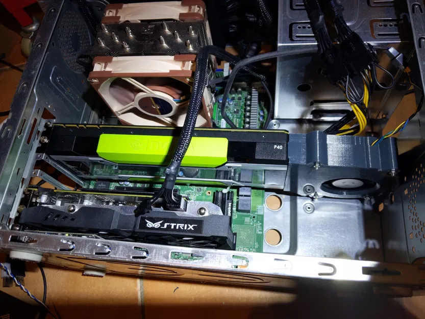 Ốp dẫn gió (radial fan shroud) cho NVIDIA Tesla P40 - Image 7