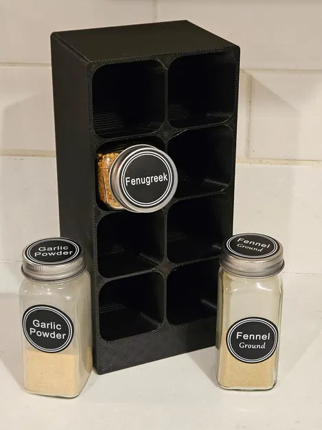 Kệ Đựng Gia Vị (Spice Rack) – Bản Remix Để Vừa Trong Tủ - Image 4