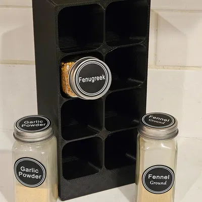 Kệ Đựng Gia Vị (Spice Rack) – Bản Remix Để Vừa Trong Tủ