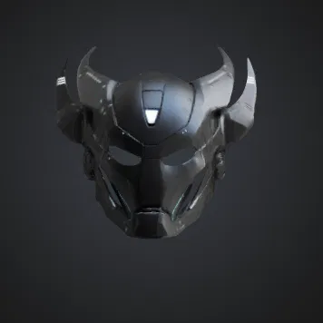 Mặt nạ Oni phong cách tương lai (Futuristic Oni Inspired Mask)