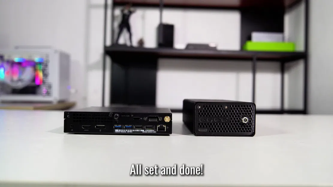Vỏ RTX A2000 OCuP4 V2 Enclosure – OCuLink eGPU Dock - Image 1