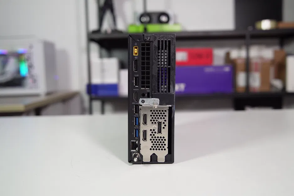 Nắp Trên & Mặt Trước Lenovo M920q cho MSI RTX 3050 LP 6G - Image 1