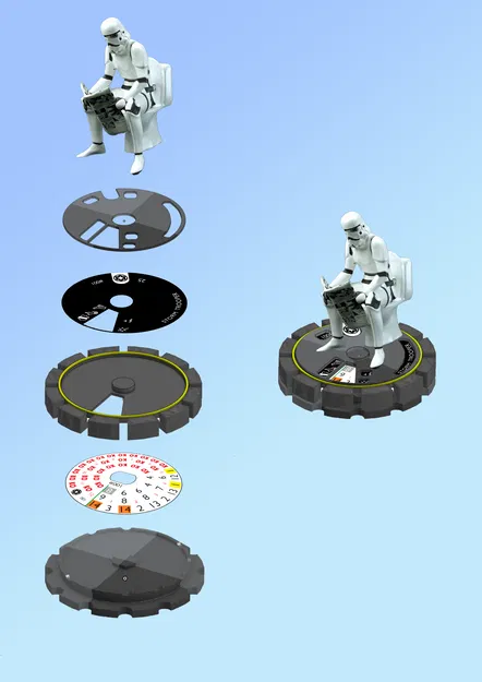 HeroClix Dial (Bệ dial tuỳ chỉnh) - Image 1