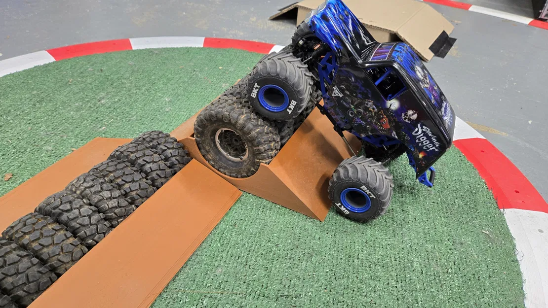 Ramp Lốp Mini Monster Truck (Mini Monster Truck Tire Ramp) - Image 2