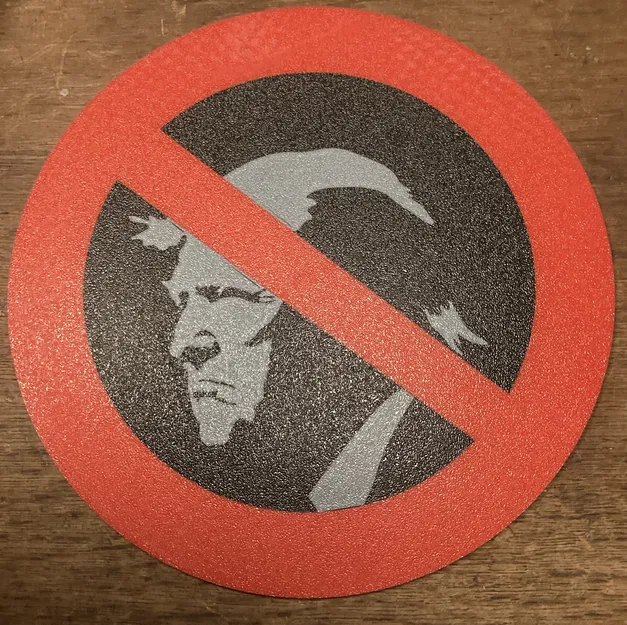 Bảng hiệu Anti Trump nhiều màu - Image 1