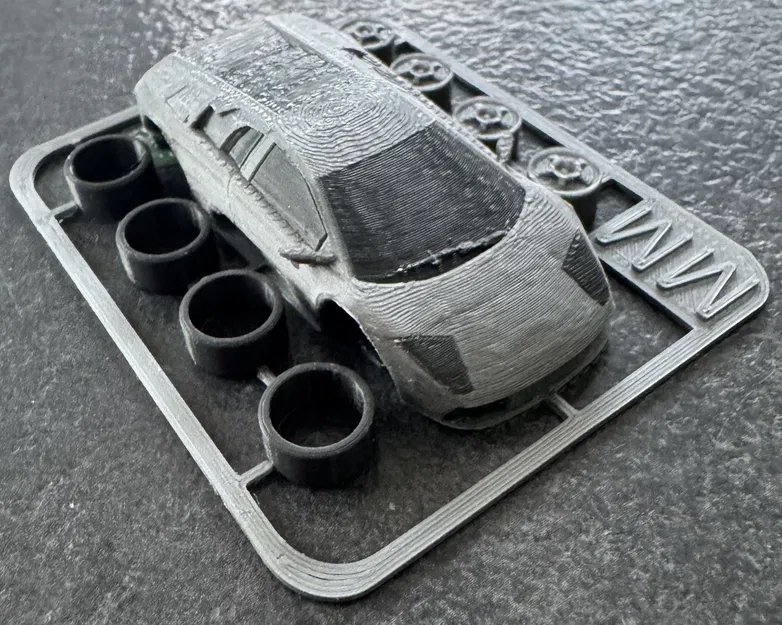 Mô Hình Lamborghini Murcielago Kit Card Tinh Xảo - In 3D - Image 2