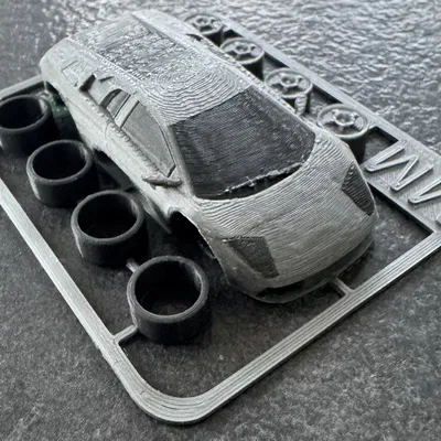 Mô Hình Lamborghini Murcielago Kit Card Tinh Xảo - In 3D