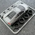 Mô Hình Lamborghini Murcielago Kit Card Tinh Xảo - In 3D - Thumbnail 6