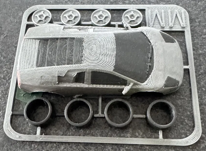 Mô Hình Lamborghini Murcielago Kit Card Tinh Xảo - In 3D - Image 7