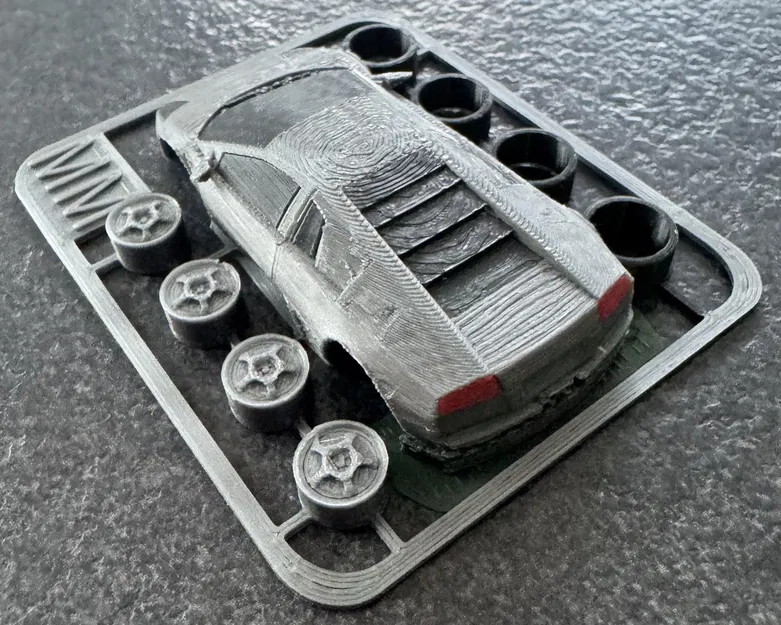 Mô Hình Lamborghini Murcielago Kit Card Tinh Xảo - In 3D - Image 8