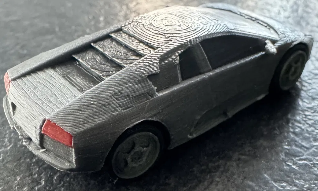 Mô Hình Lamborghini Murcielago Kit Card Tinh Xảo - In 3D - Image 19