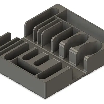 Gridfinity: Sắp xếp muỗng nĩa *Có link*